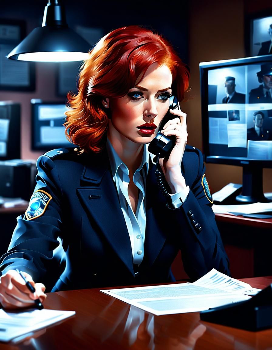 Red head detective