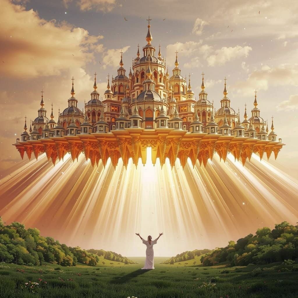 Kingdom of heaven descending upon the earth