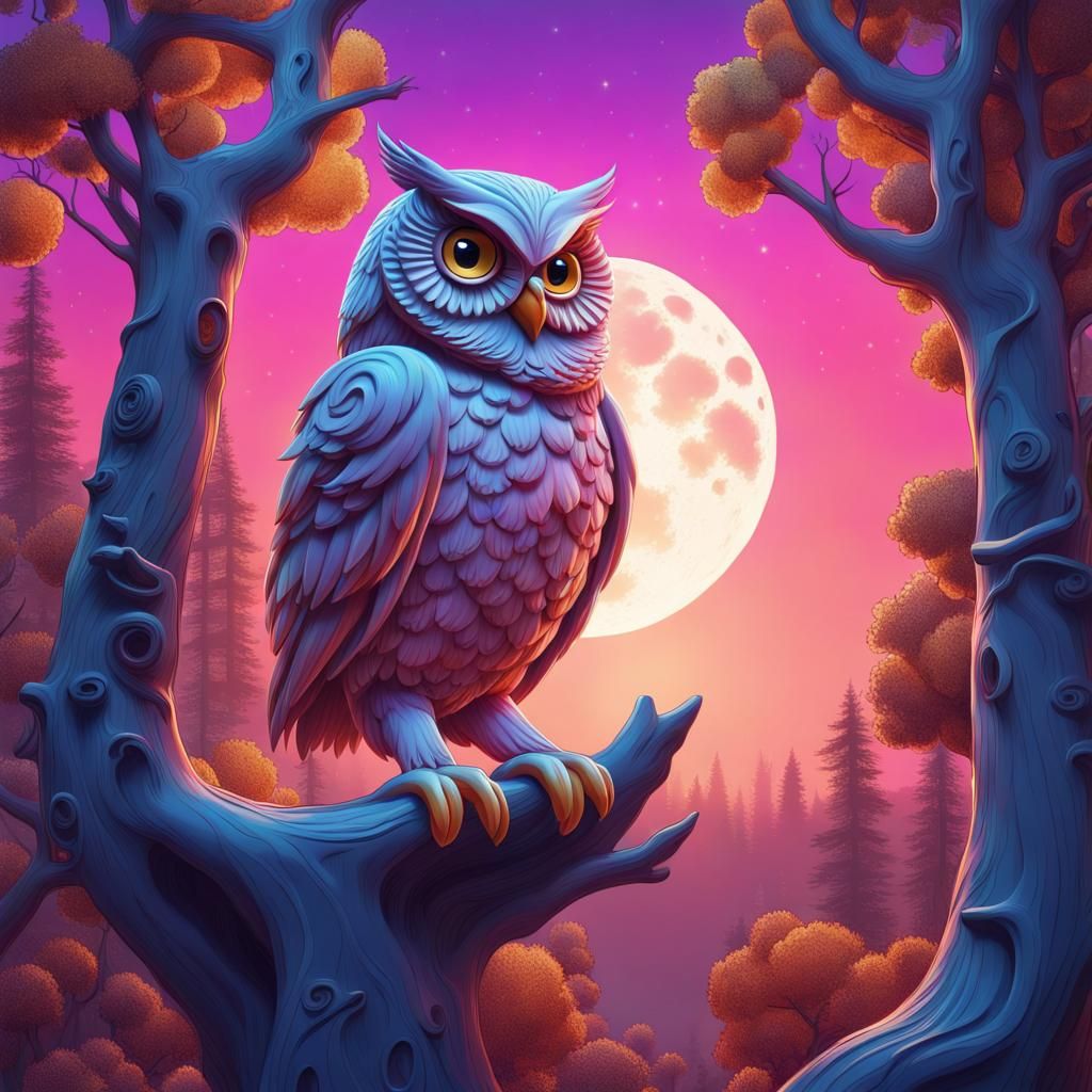 Owl at Night
