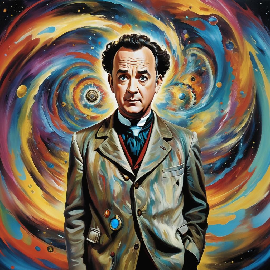 Tom Hanks as Doctor Who in Surrealist Style