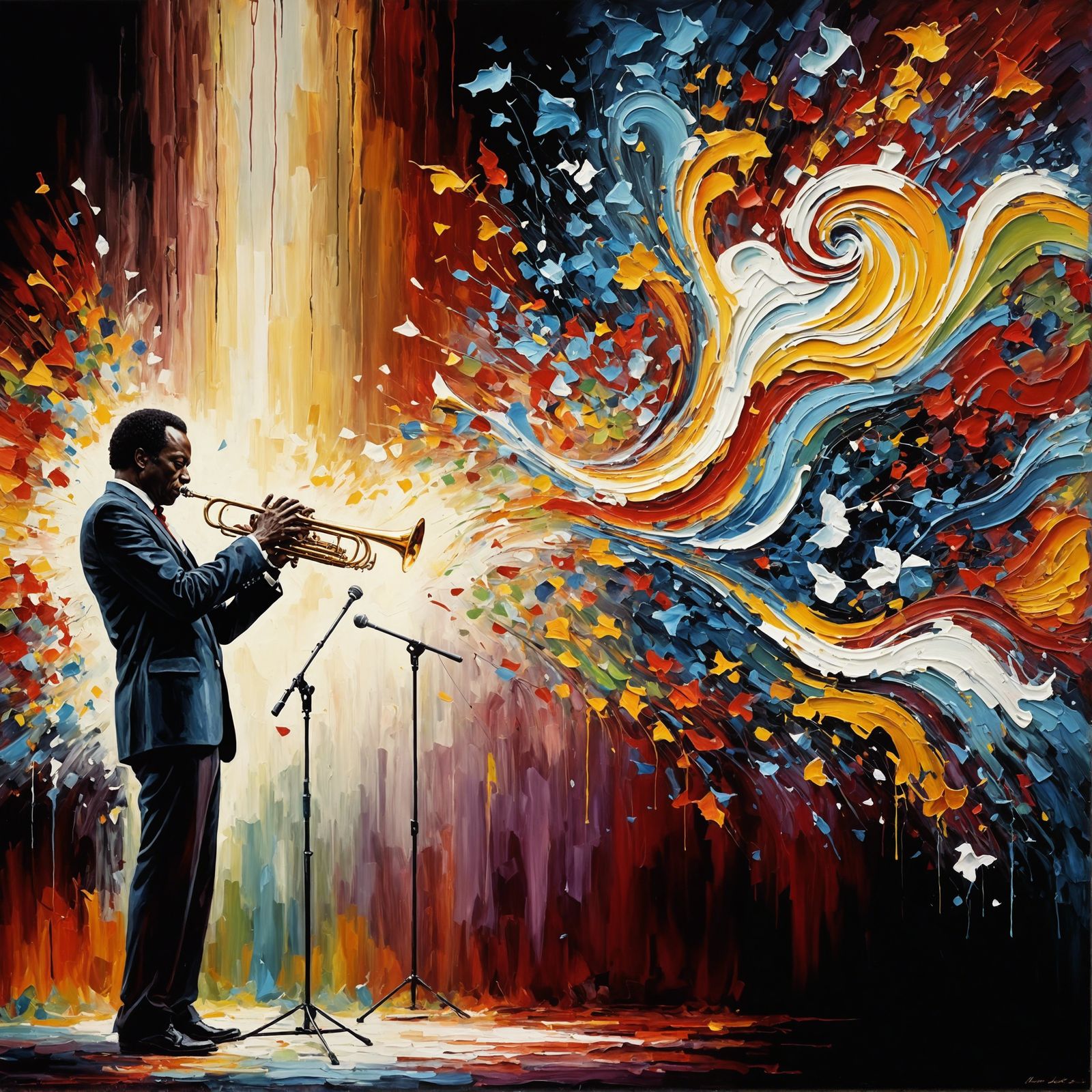 Jazz Musician's Audio Painting Comes to Life