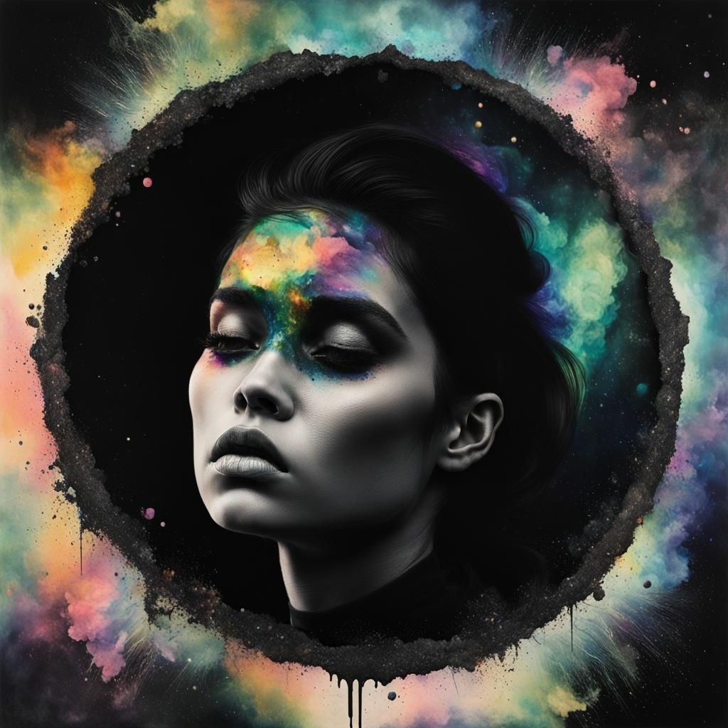 Iridescent Color Explosion Inspired by Kim Keevers