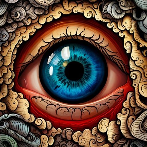 Rotting Eyeball: Gothic Horror Concept Art