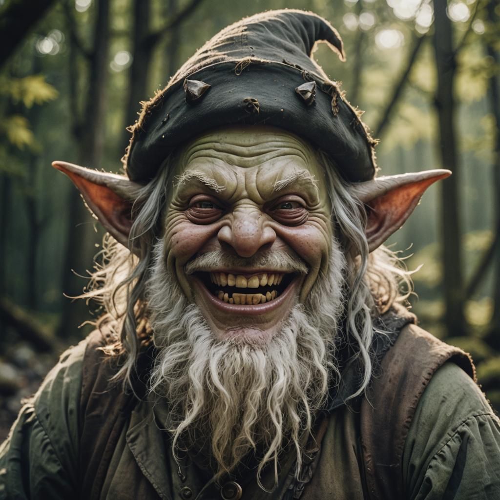 Epic Fantasy Goblin Portrait in Cinematic Film Style