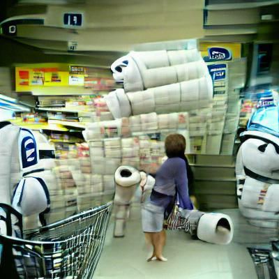 Mummy's Toilet Paper Shopping Spree
