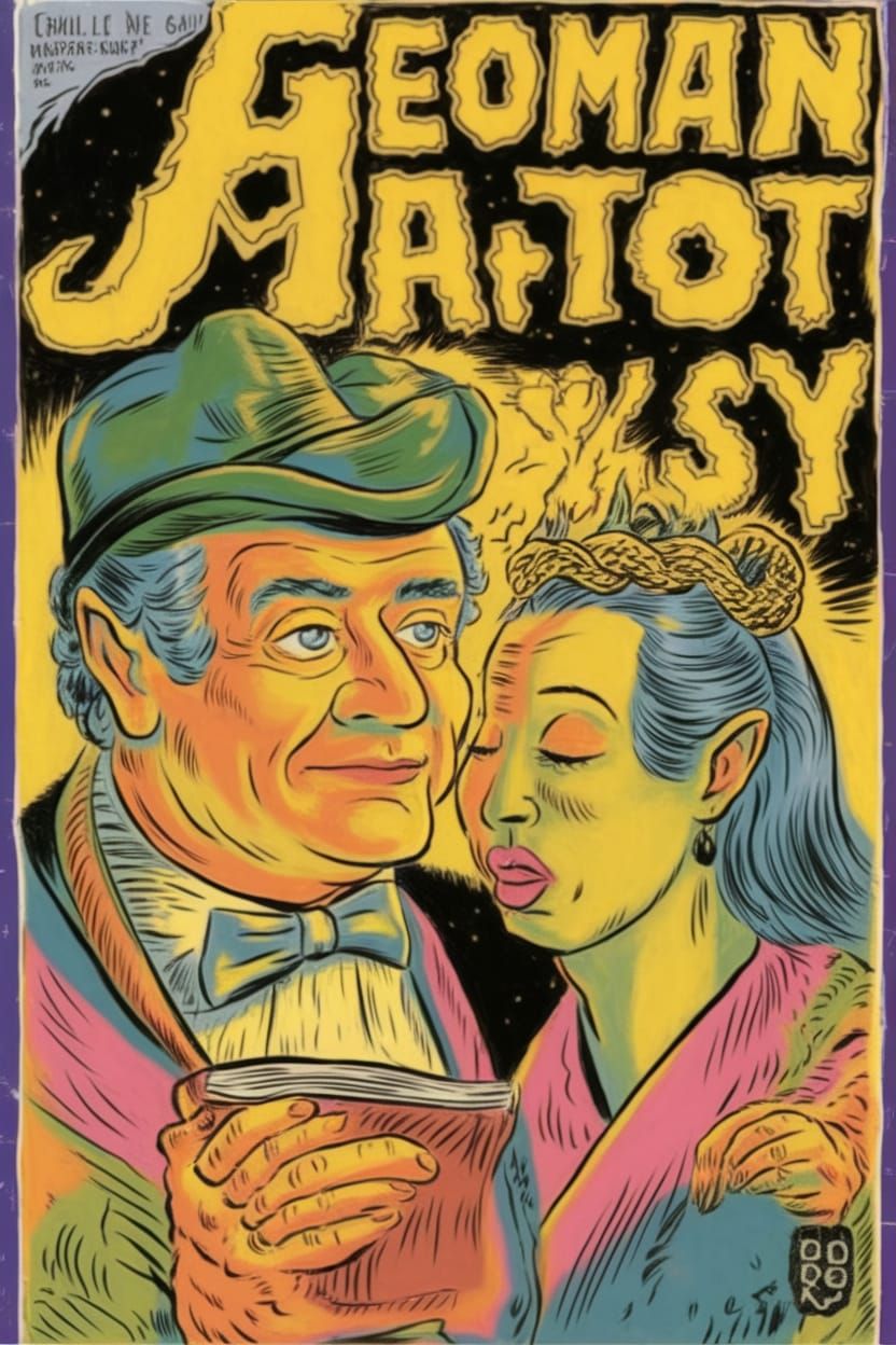 Ethereal Cartoon Chaos in 1930s French Style