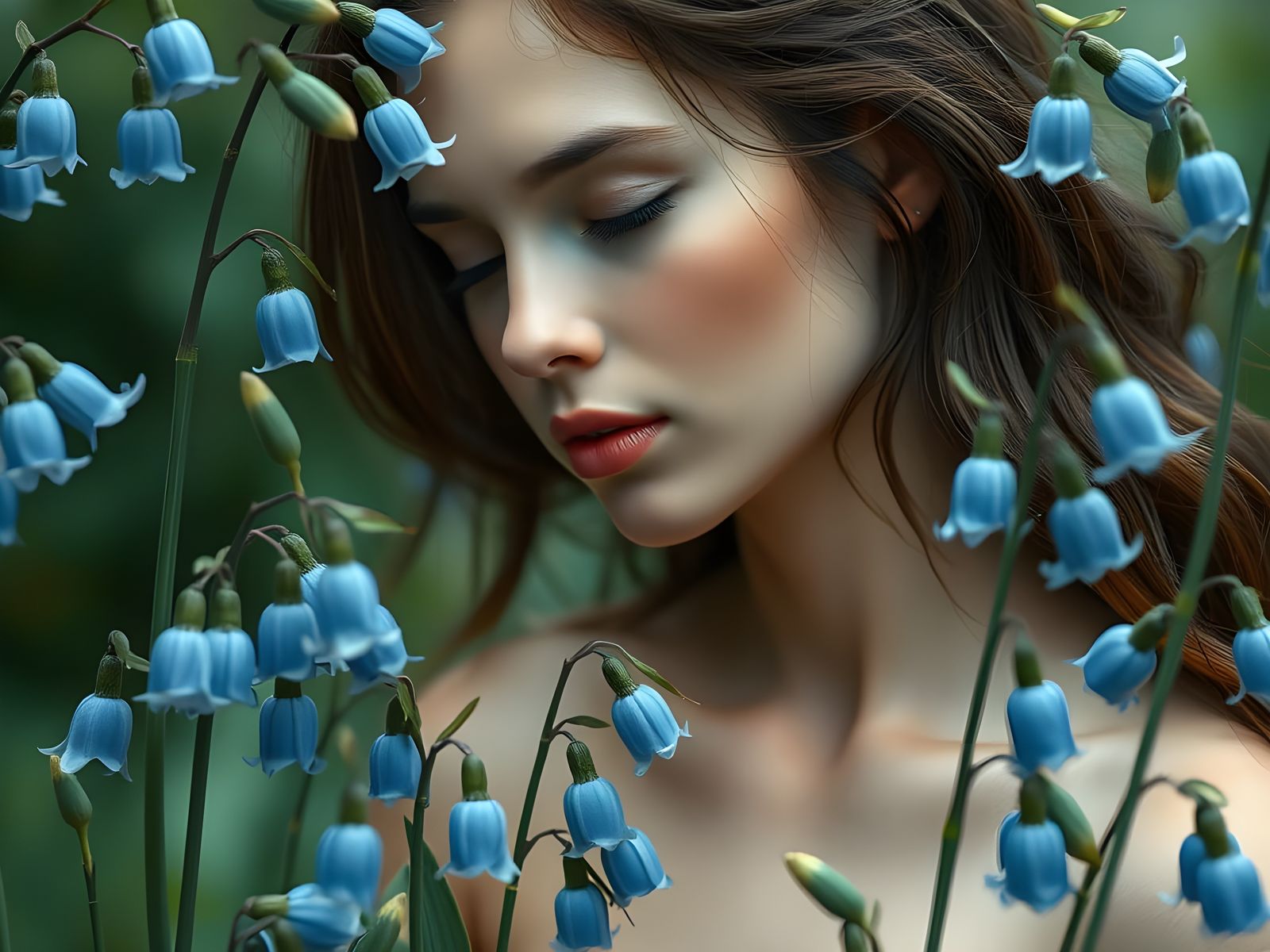 Whimsical Botanical Delight in Pastel Hues