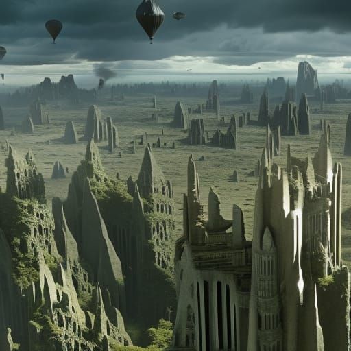 Elvis Has Left The Building: Digital Matte Painting