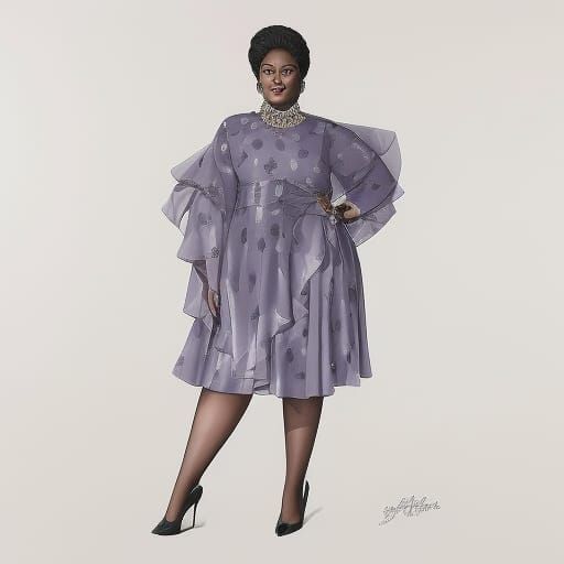 curvy fashion illustration