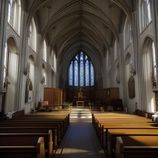 Waltzing Couple in Church: Hyperreal High Definition