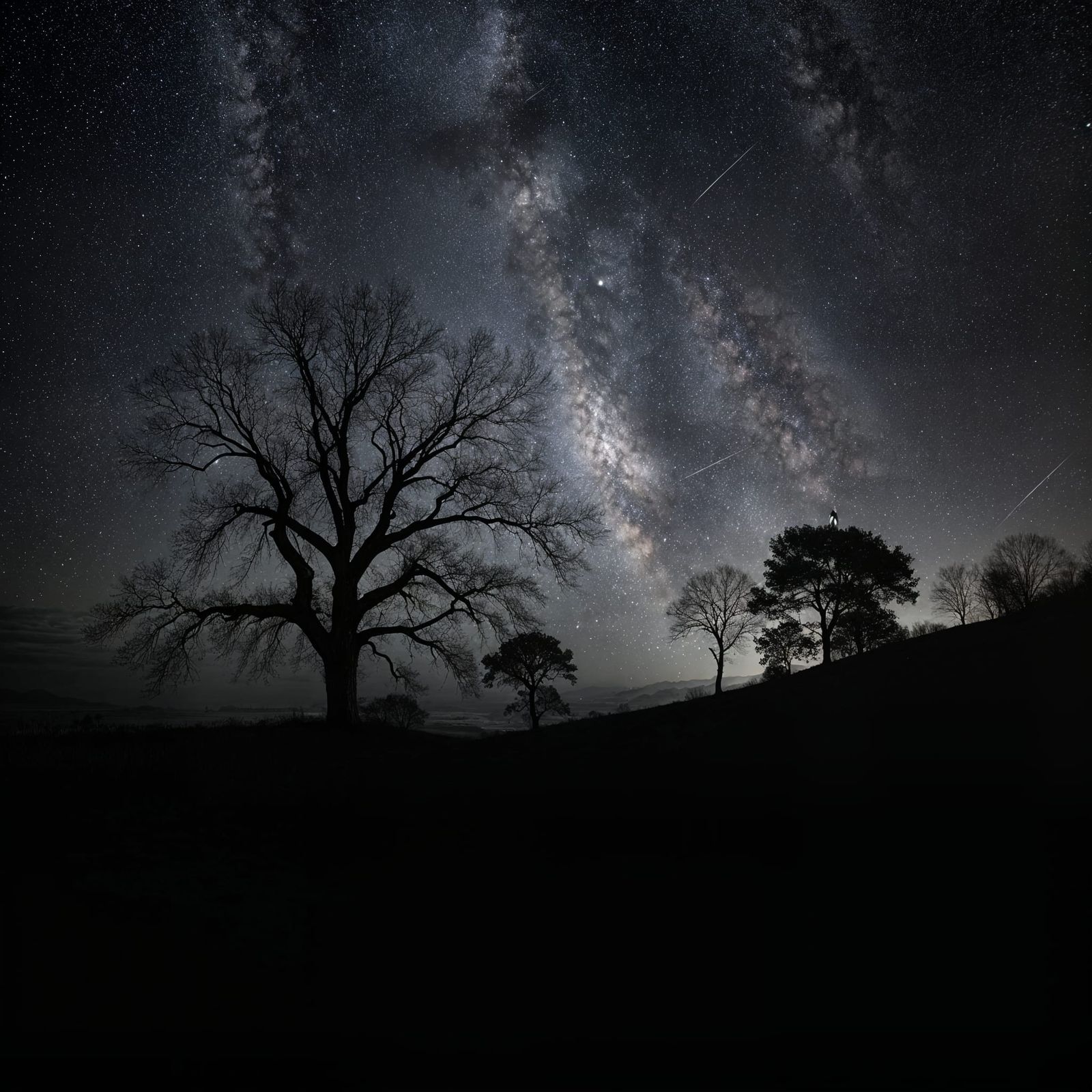 Stars Weep Unseen Beyond Horizon's Edge