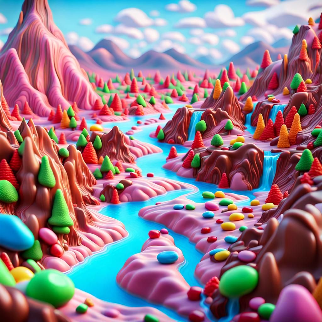 Jelly beans river
