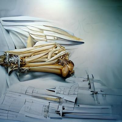 Hyperrealistic Valkyrie Bones