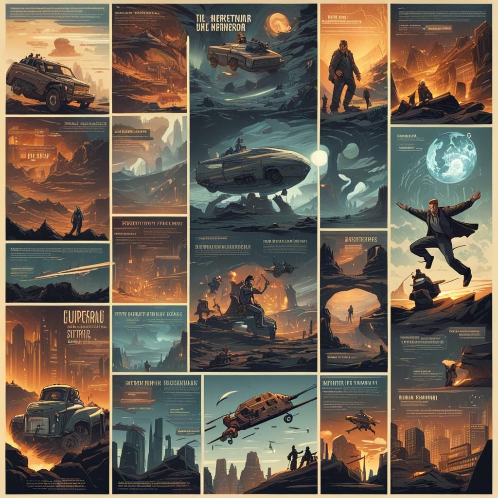 Supervisor Skills Infographic in Comic Book Art