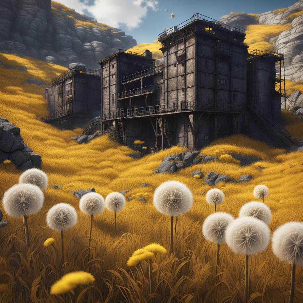 Abandoned Coal Mine: Fantasy Concept Art