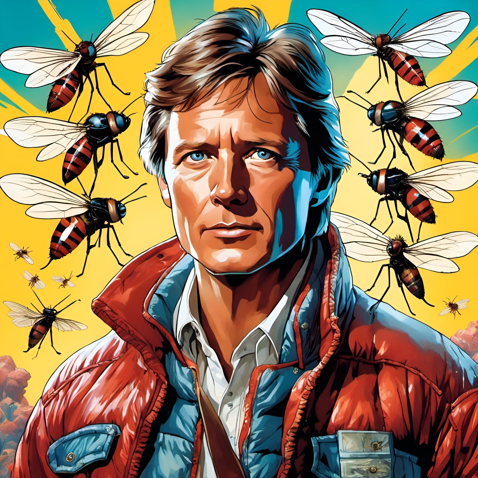 Marty McFly Portrait in Renaissance Style