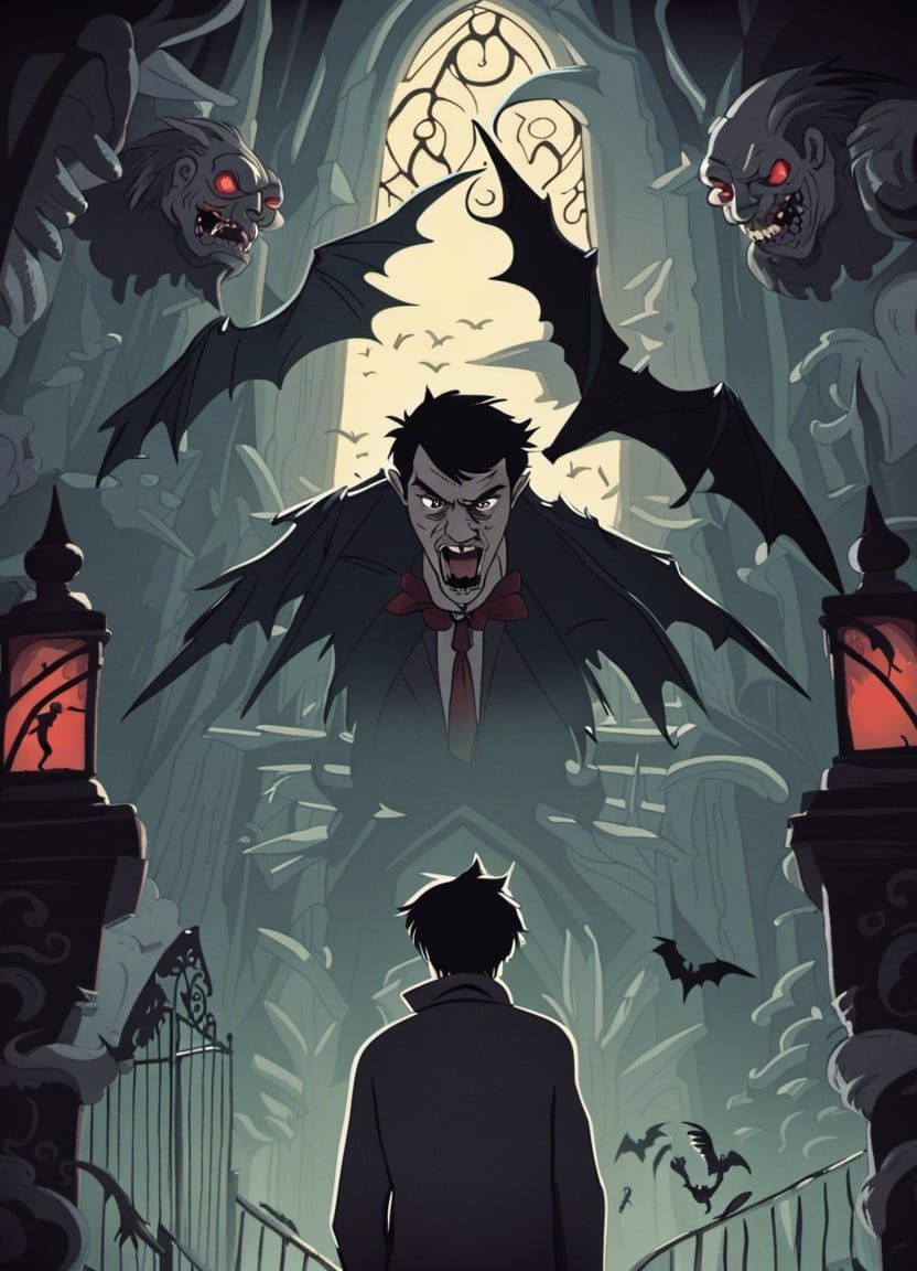 Vampire in Haunted Mansion, Princess Mononoke Style