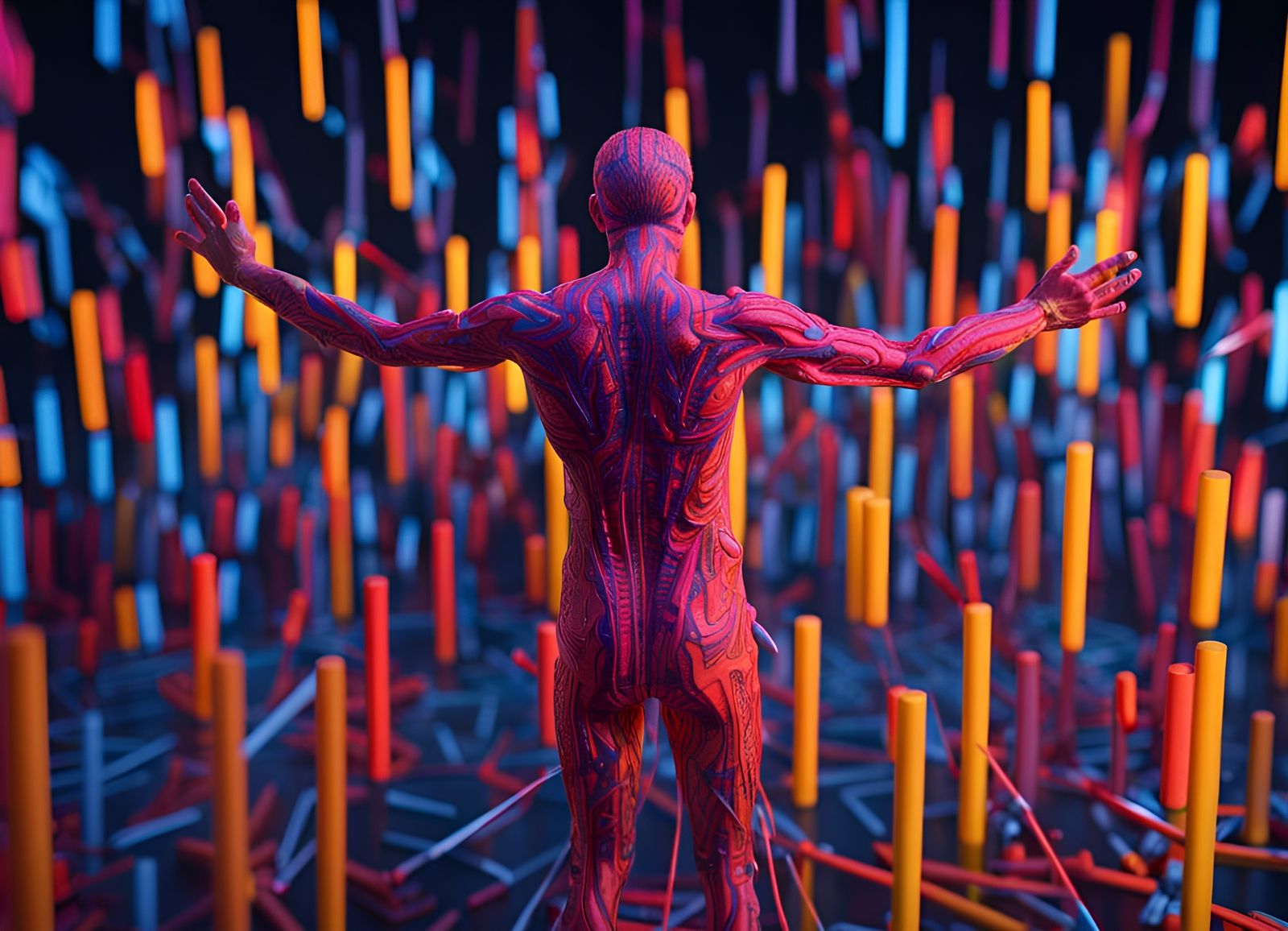 Intense Surreal Scene in Unreal Engine 5