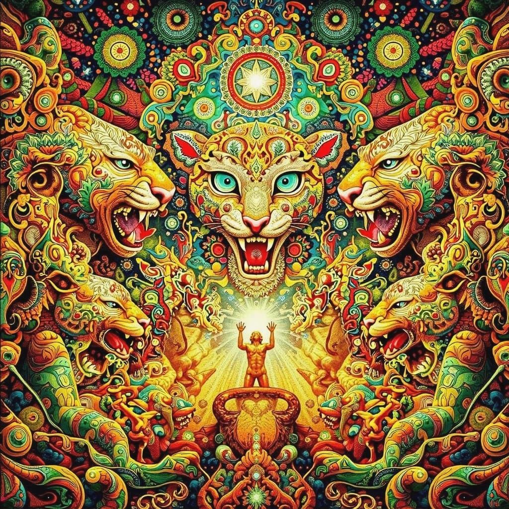 Shamanic Visions in the Amazon Jungle: Jaguars and Ethereal ...