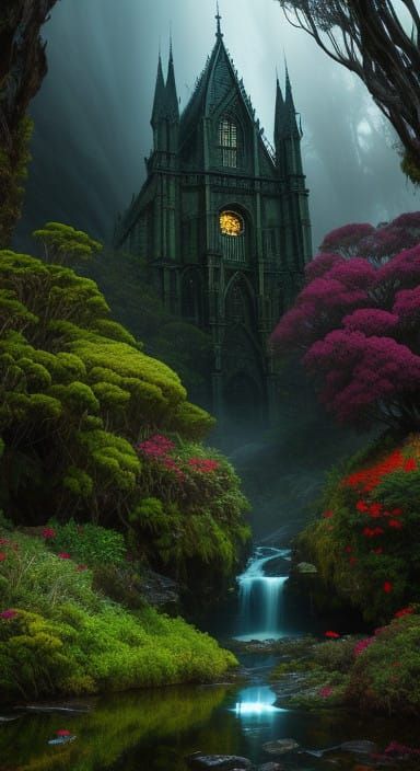 Whimsical Tasmanian Fantasy Landscape