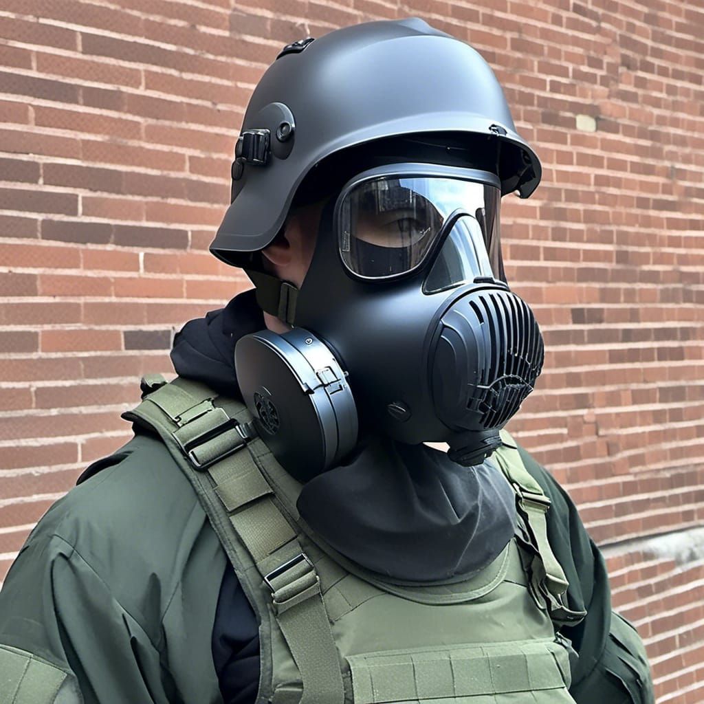 Gas Mask Juggernaut in Heavy Armor
