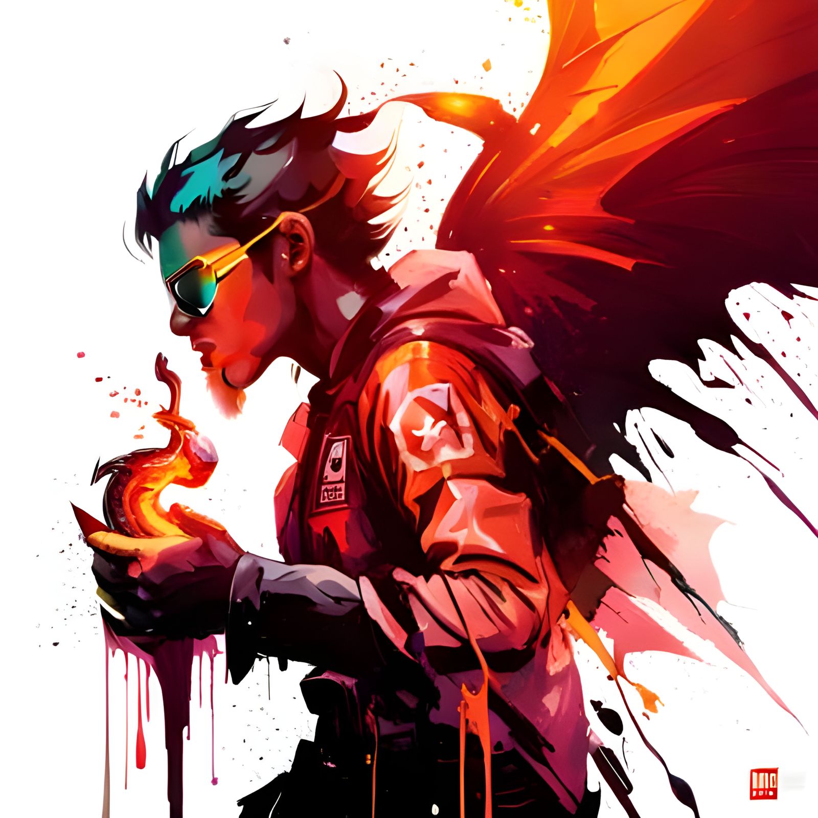 Hypermaximalist Fire Dragon in 8k Resolution