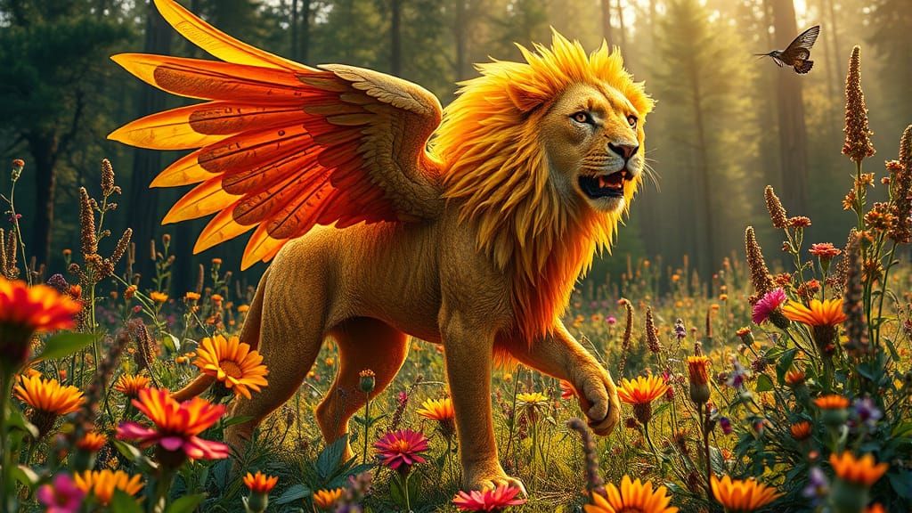 Golden Maned Griffin