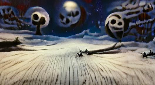 Jack Skellington's Christmas Sleigh Ride in Stop Motion