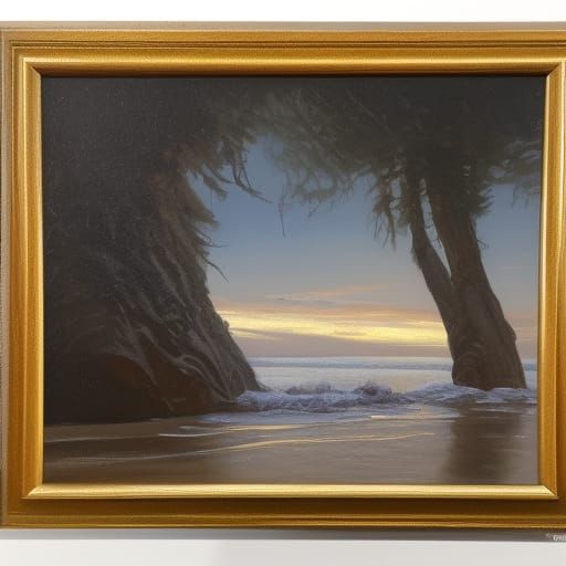 Oil Painting with Realistic Lighting
