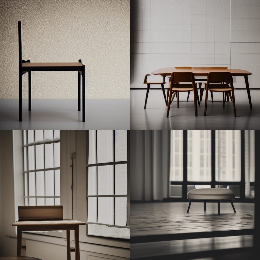 Furniture in Professional Photography Style