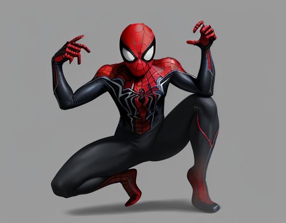Red and Black Spider-Suit Concept