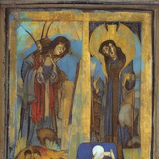 Surreal Hedgehog Ritual Near Vampire Grave