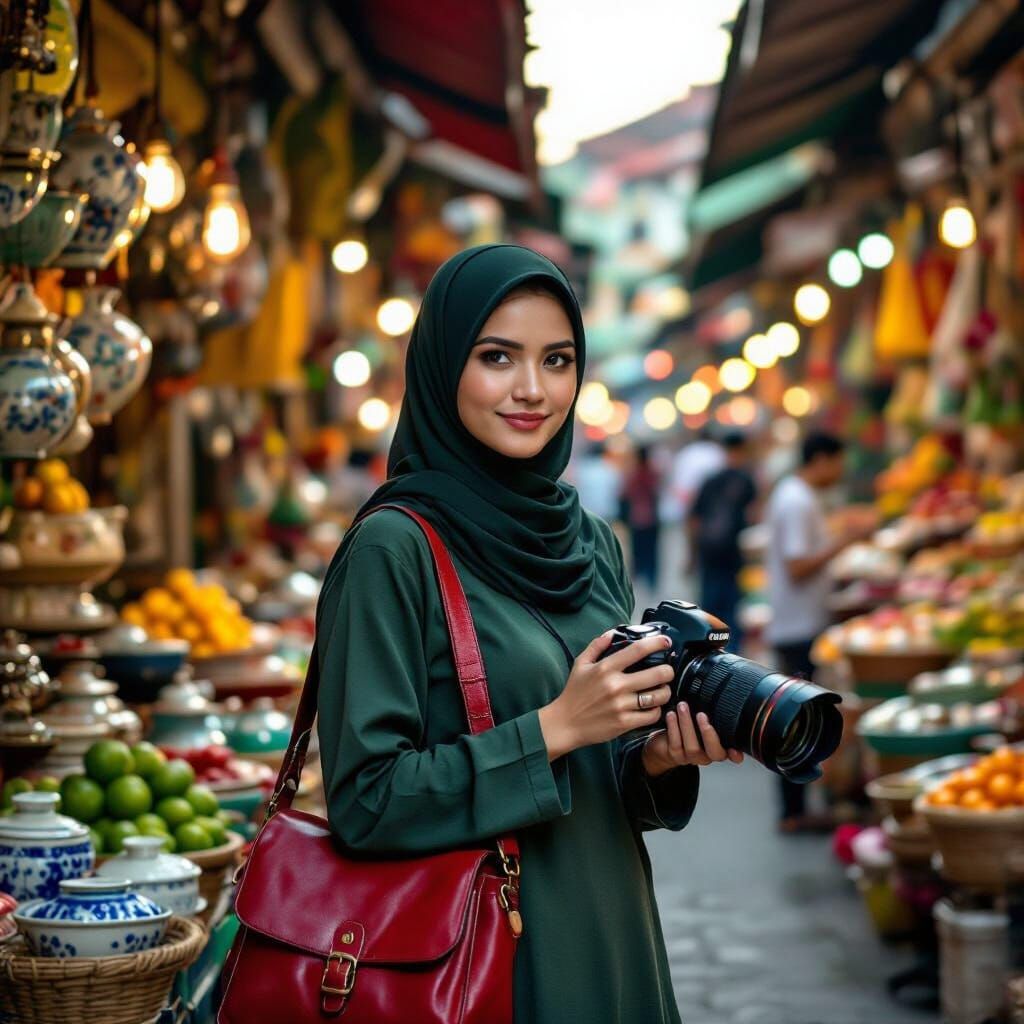 Malay Photographer Captures Malaysian Market at Golden Hour