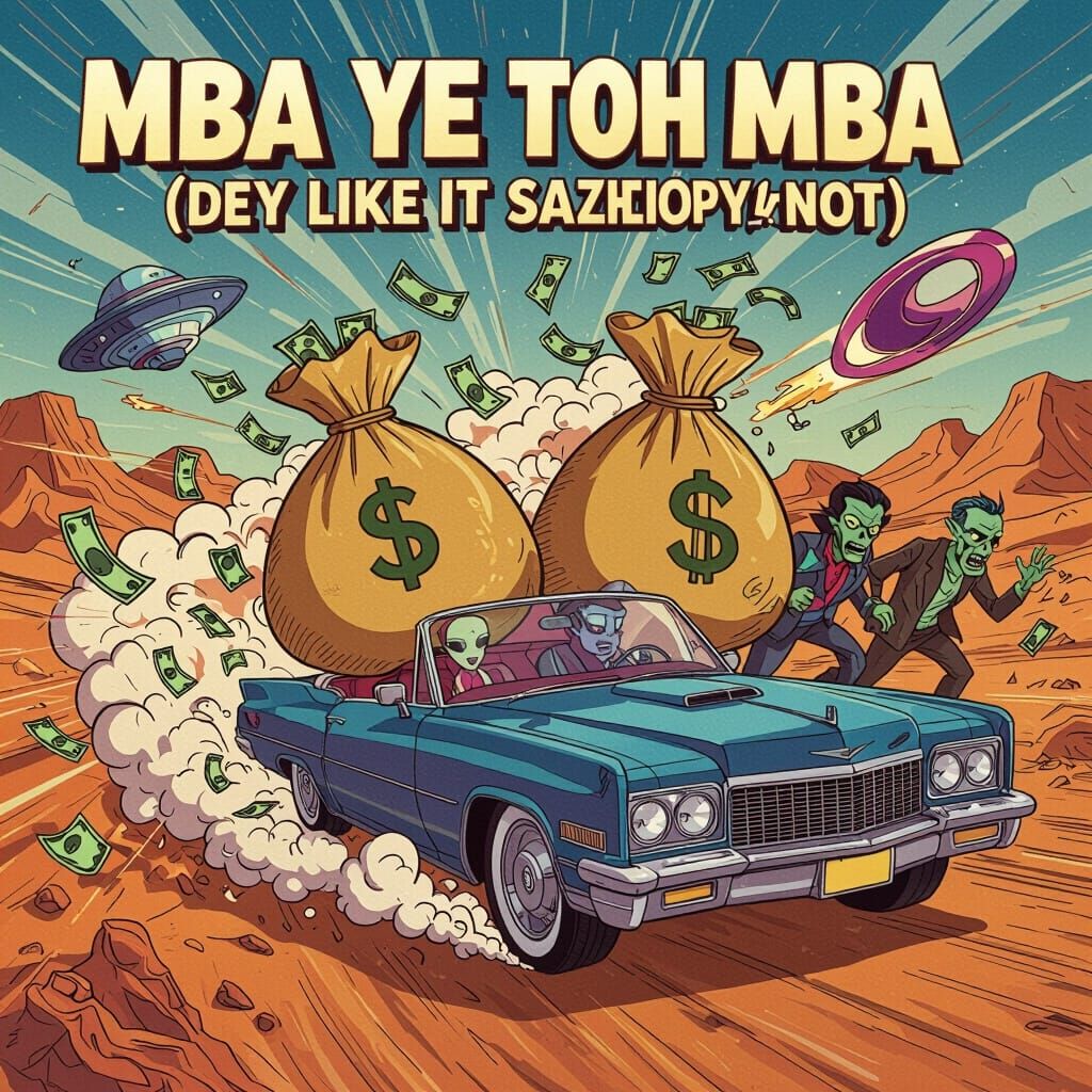 Money Bags Car Chase with Aliens, Vampires & Zombies