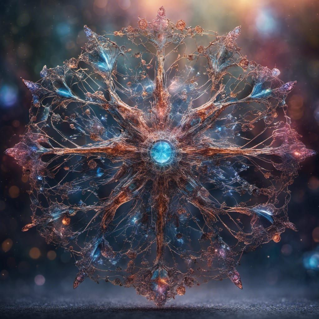 Enchanting Crystal Spiderweb in Shimmering Silver