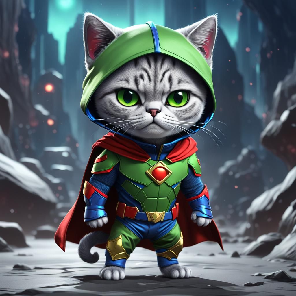 Martian Manhunter cat