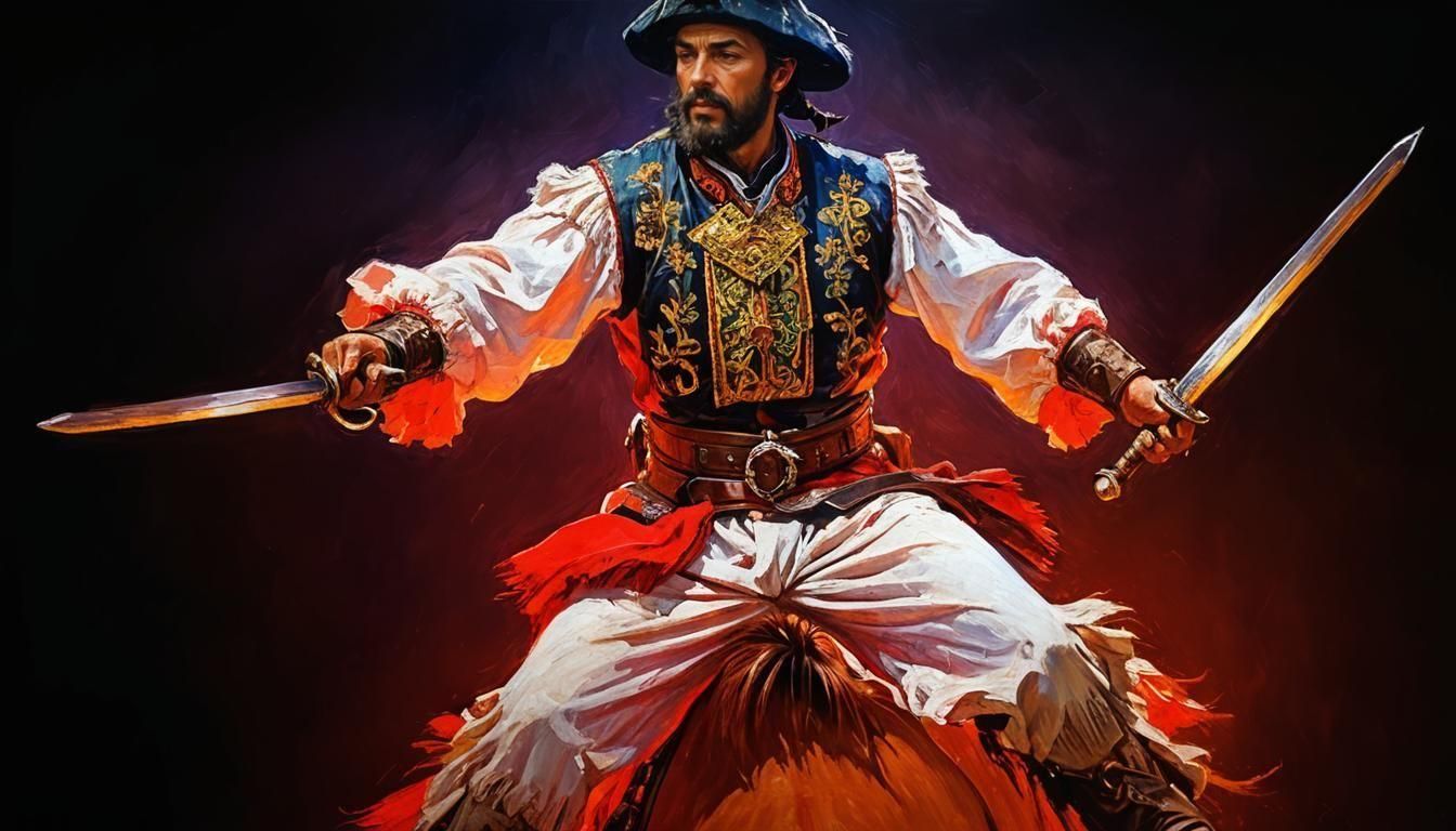 Cossack Warrior Digital Art