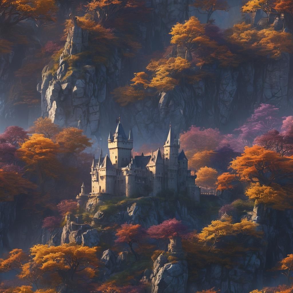 Grandiose Ancient Castle with Magical Energies