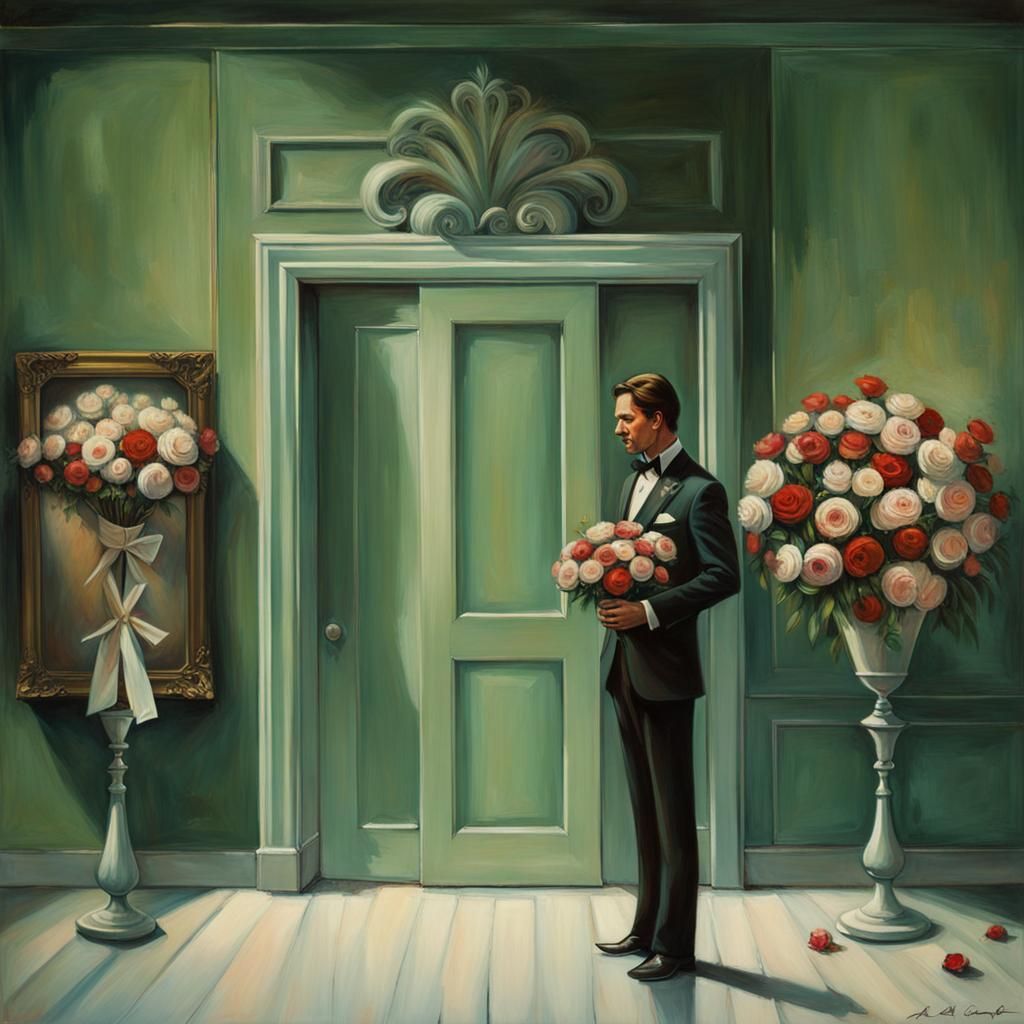 Backstage Opera: Man in White Tuxedo