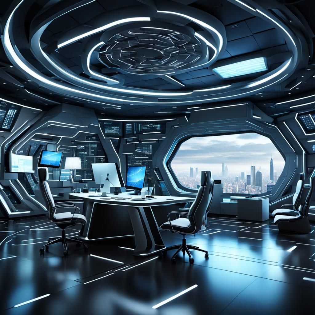 Futuristic Office Interior Design