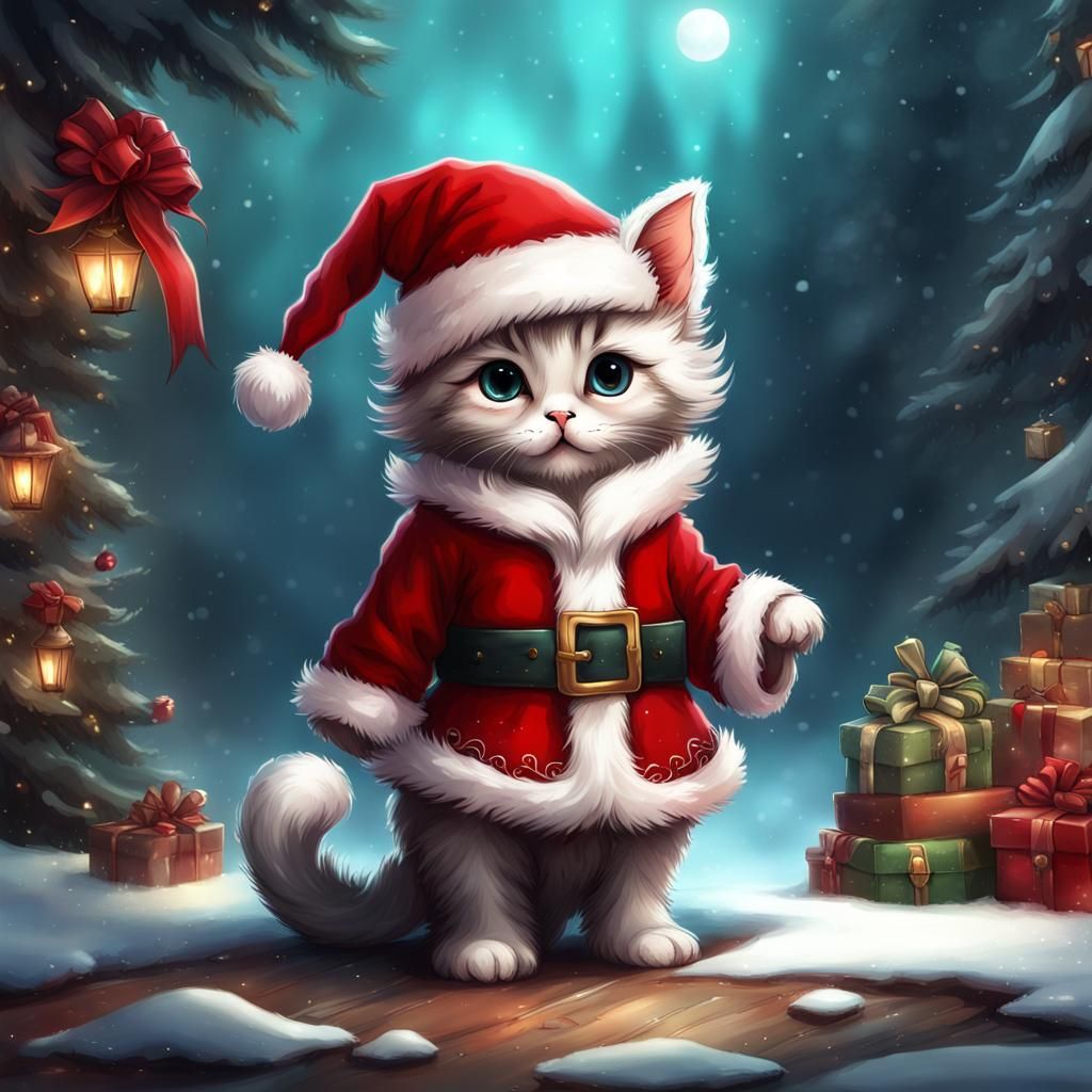 Santa Kitten