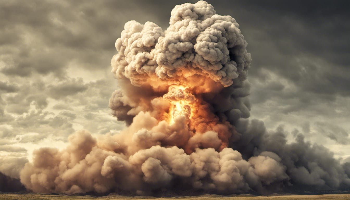 Dramatic Close-Up of a Nuclear Explosion