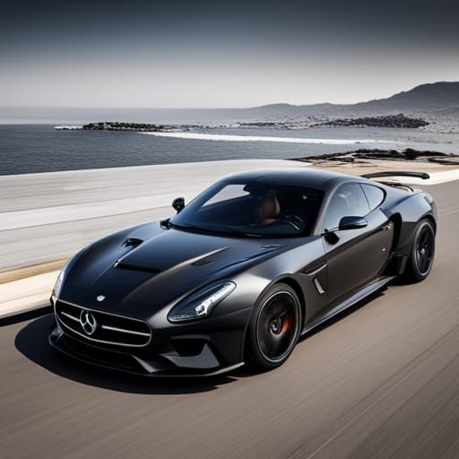 Futuristic High-Performance Vehicle with Exotic Luxury