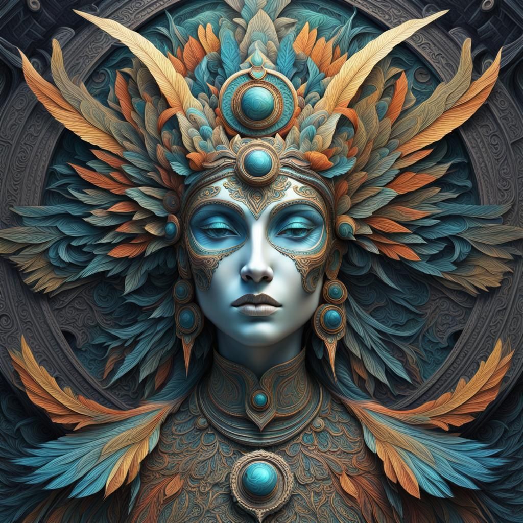 Goddess of Forgotten Dreams: 3D Render