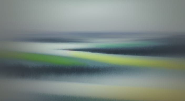 Ethereal Landscape in Soft Brushstrokes