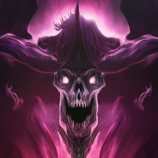 Fiery Unicorn Skeleton Logo: A Ghostly Descent