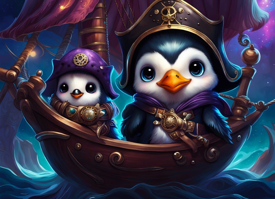 Ahoy There!  Pirate Penguins