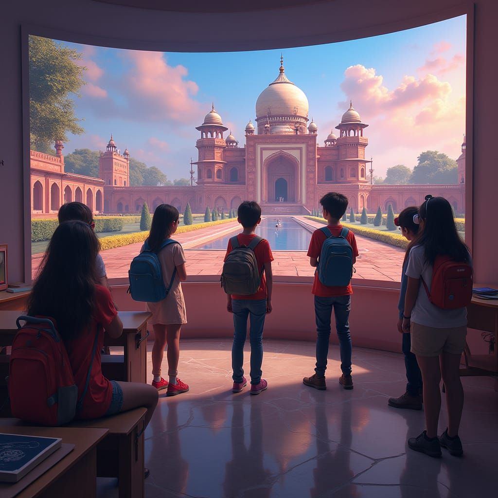Students Explore Indian History in Metaverse Virtual Classro...