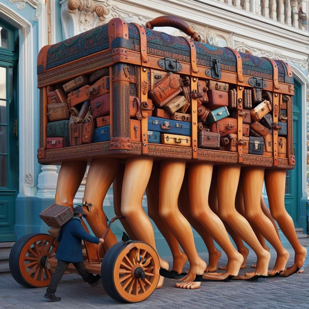 The Luggage from Terry Pratchett's Discworld