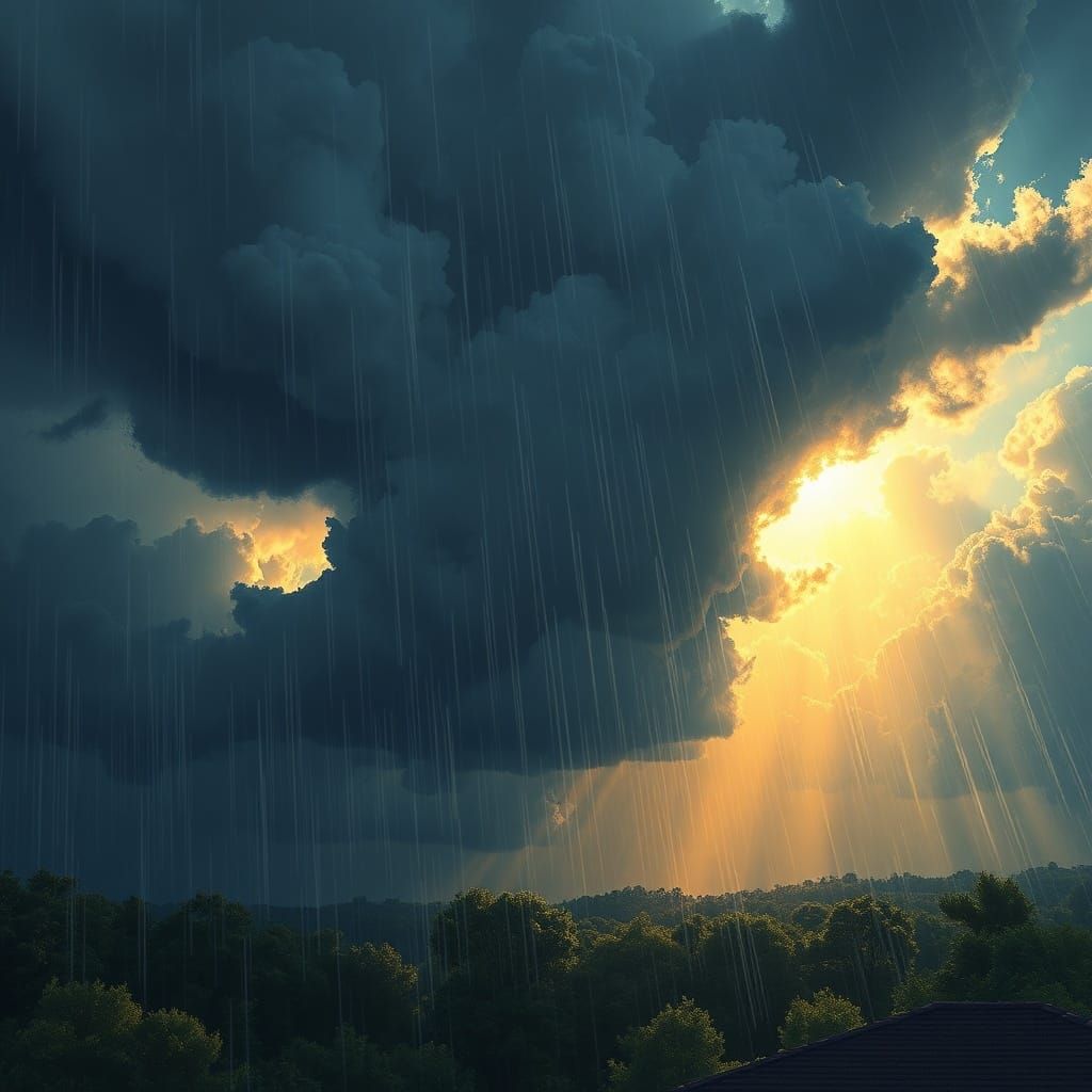 Monkeys Wedding: Sunshine and Rainstorm